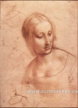 Da Vinci manuscript - Female Portrait Painting Pure cotton Canvas Wall Art Picture Home Decoration Living Room Canvas Print
Da Vinci manuscript - Female Portrait Painting Pure cotton Canvas Wall Art Picture Home Decoration Living Room Canvas Print