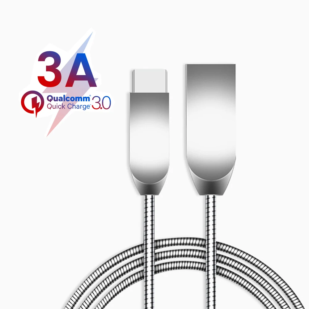 3A usb cable QC 3.0 fast charging usb type c cable for xiaomi huawei phone Zinc alloy lighting cable for iphone ipad data line
3A usb cable QC 3.0 fast charging usb type c cable for xiaomi huawei phone Zinc alloy lighting cable for iphone ipad data line