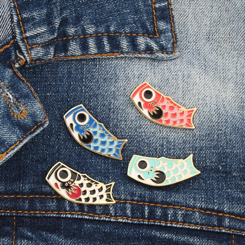 Japanese-style cartoon Koi Fish Alloy Brooch Cute Fish Animal Enamel Needle Ladies Dress Lapel Badge Children Jewelry Gift
Japanese-style cartoon Koi Fish Alloy Brooch Cute Fish Animal Enamel Needle Ladies Dress Lapel Badge Children Jewelry Gift