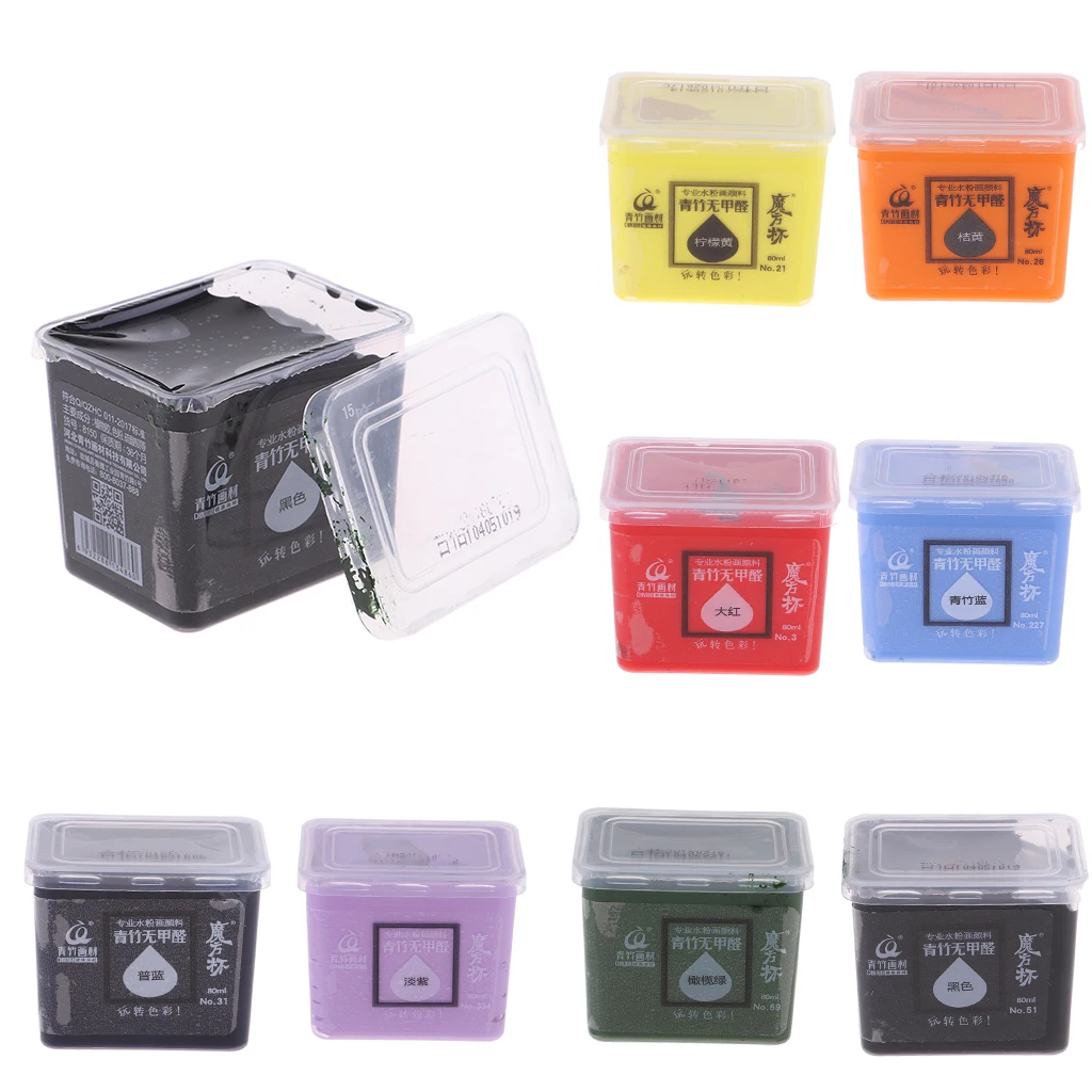 8 Colors High Quality Gouache Paint Set 80ml Jelly Cup Design Portable Case for Artists, Students, Gouache Watercolor Painting
8 Colors High Quality Gouache Paint Set 80ml Jelly Cup Design Portable Case for Artists, Students, Gouache Watercolor Painting