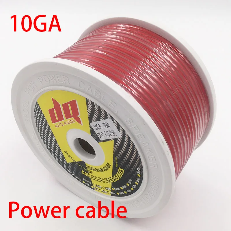 High Quality Car Audio Amplifier Subwoofer Modified Pure Copper 10GA 8GA 6GA 4GA 0GA Power Wire Matte OFC Cable Line Red 1 Meter
High Quality Car Audio Amplifier Subwoofer Modified Pure Copper 10GA 8GA 6GA 4GA 0GA Power Wire Matte OFC Cable Line Red 1 Meter