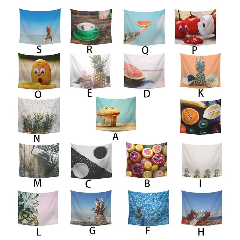 130x150CM Rectangle Tapestry Summer Tropical Fruit 3D Digital Printed Shawl Beach Towel Boho Style Yoga Mat Wall Hanging Blanket
130x150CM Rectangle Tapestry Summer Tropical Fruit 3D Digital Printed Shawl Beach Towel Boho Style Yoga Mat Wall Hanging Blanket