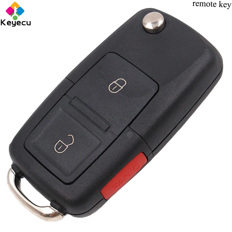 KEYECU Replacement New VW B5 Style Flip Remote Car Key - 2+1/ 3 Buttons & 315MHz/ 433MHz & ID46 Chip - FOB for Hyundai Tucson
KEYECU Replacement New VW B5 Style Flip Remote Car Key - 2+1/ 3 Buttons & 315MHz/ 433MHz & ID46 Chip - FOB for Hyundai Tucson
