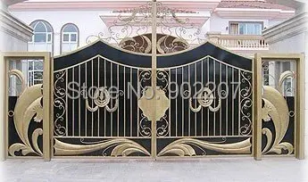 Image high designs china wrought iron gates wrought iron gate for home villas