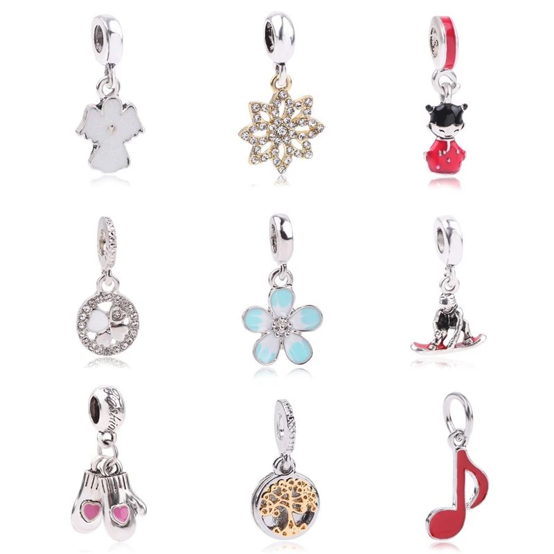 AIFEILI Silver Color With Flowers & Love Charm Beads Fit Pandora Bracelet Dangle Charms
AIFEILI Silver Color With Flowers & Love Charm Beads Fit Pandora Bracelet Dangle Charms