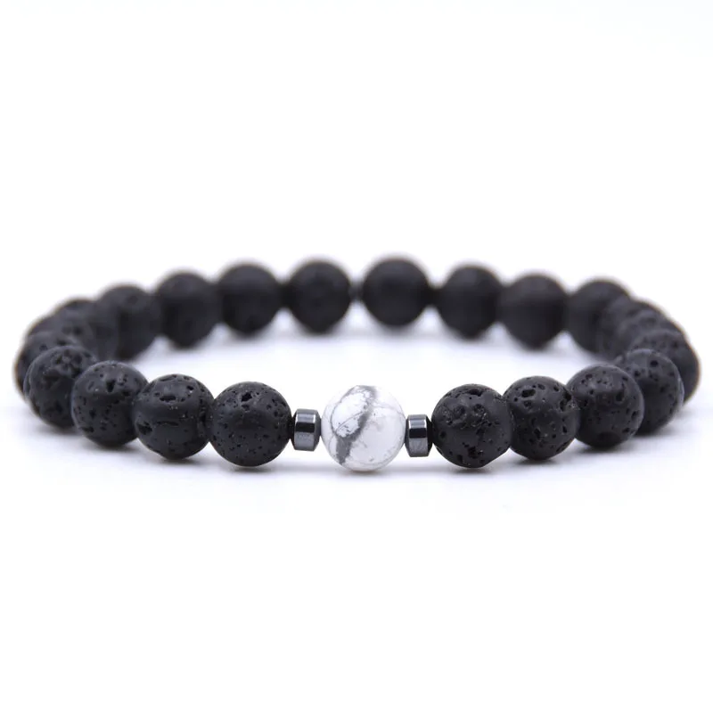 Minimalist Natural Lava Stone Bracelet Male Femme 4mm Black Hematite Charm Brazalete For Men Accessories Bransoletka Meska Gift
Minimalist Natural Lava Stone Bracelet Male Femme 4mm Black Hematite Charm Brazalete For Men Accessories Bransoletka Meska Gift