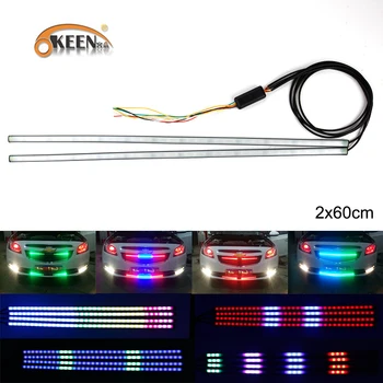 OKEEN car-styling 2Pcs RGB Led grille headlight Knight Night Rider LED Strip Lighting Bars Flexible Front Grille light strip
OKEEN car-styling 2Pcs RGB Led grille headlight Knight Night Rider LED Strip Lighting Bars Flexible Front Grille light strip