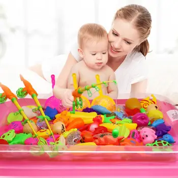 22Pcs Magnetic Fishing Tools Set Baby Bath Parent-Child Interaction Puzzle Toy
22Pcs Magnetic Fishing Tools Set Baby Bath Parent-Child Interaction Puzzle Toy