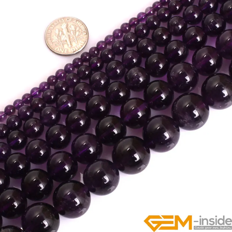 AAA Grade Round Dark Purple Amethyst Precious Stone Beads Natural Stone Beads Loose Beads For Jewelry Making Strand 15"Wholesale
AAA Grade Round Dark Purple Amethyst Precious Stone Beads Natural Stone Beads Loose Beads For Jewelry Making Strand 15"Wholesale