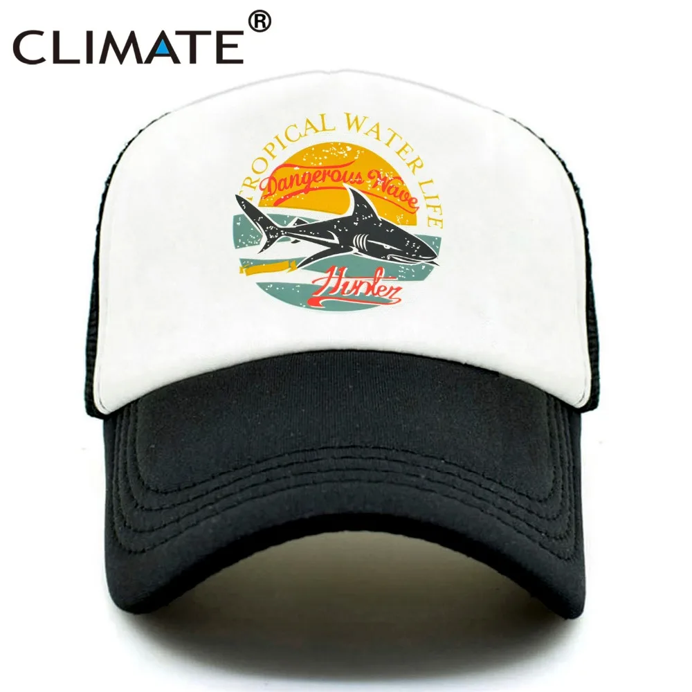 CLIMATE Shark Seaside Trucker Caps Hat Shark Hunter Surfing Men Caps Hip Hop Cool Summer Mesh Baseball Cap Hat for Men Women
CLIMATE Shark Seaside Trucker Caps Hat Shark Hunter Surfing Men Caps Hip Hop Cool Summer Mesh Baseball Cap Hat for Men Women