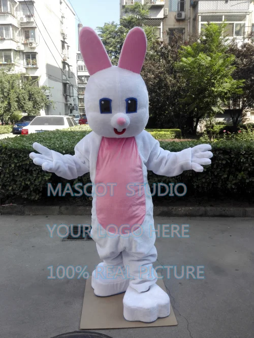 EASTER rabbit mascot costume white bunny custom cartoon character cosplay fancy dress mascotte theme carnival costume 41339
EASTER rabbit mascot costume white bunny custom cartoon character cosplay fancy dress mascotte theme carnival costume 41339
