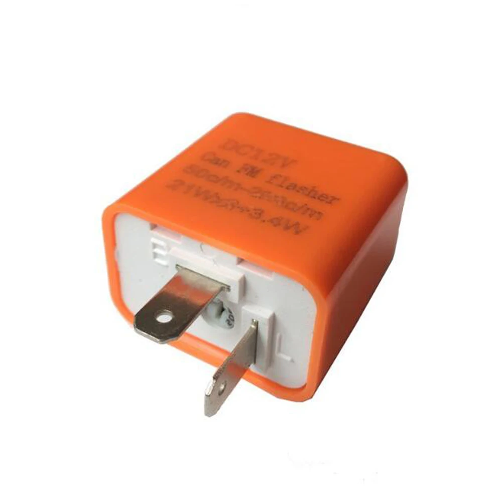 1pcs 12V 2Pin Motorcycle Blinker Adjustable LED Flasher Relay Turn Signal Indicato Flashing Can Turn Speed
1pcs 12V 2Pin Motorcycle Blinker Adjustable LED Flasher Relay Turn Signal Indicato Flashing Can Turn Speed