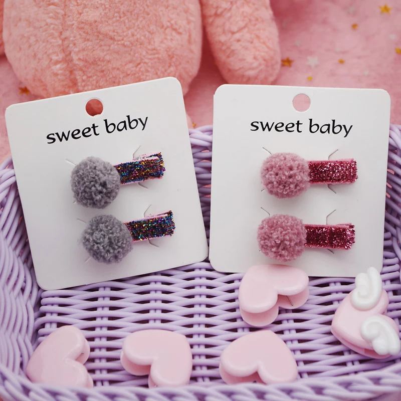 2019 New Girls Hair Clips Cute Plush Ball Design Hair Pin Set Children Sequins Hairpin Princess Hair Accessories
2019 New Girls Hair Clips Cute Plush Ball Design Hair Pin Set Children Sequins Hairpin Princess Hair Accessories