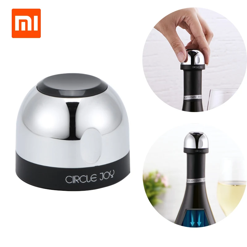 Xiaomi Mijia Circle Joy Sparkling wine mini champagne Stopper Mini Wine Stopper Rotary lock Design Vacuum Efficient Preservation
Xiaomi Mijia Circle Joy Sparkling wine mini champagne Stopper Mini Wine Stopper Rotary lock Design Vacuum Efficient Preservation