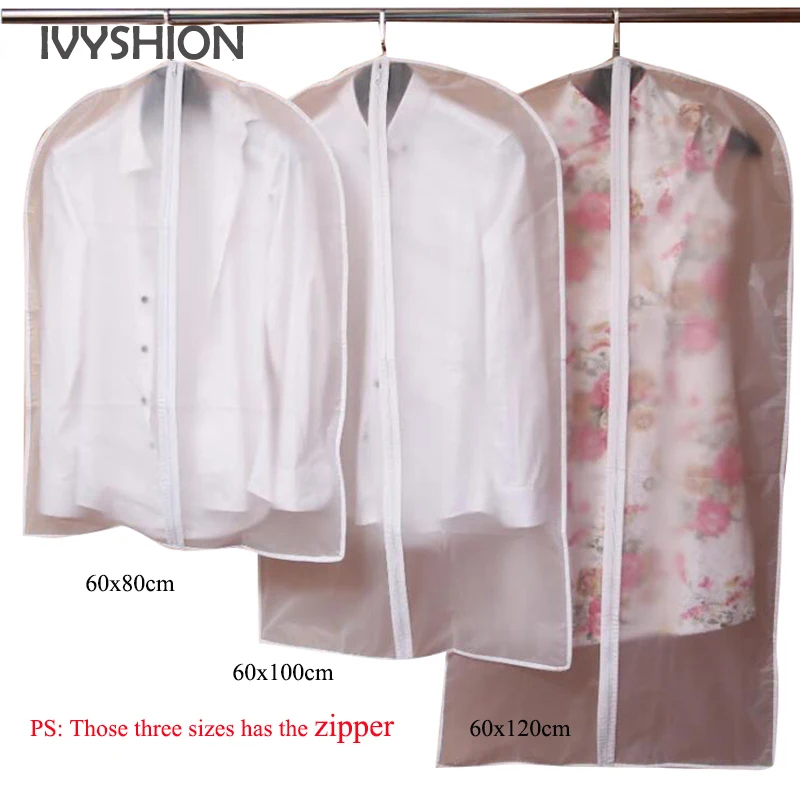 IVYSHION Garment Suit Cover Dustproof Covers Travel Bag Wardrobe Storage BagsTransparent Dress Clothes Coat Zipper Protector
IVYSHION Garment Suit Cover Dustproof Covers Travel Bag Wardrobe Storage BagsTransparent Dress Clothes Coat Zipper Protector