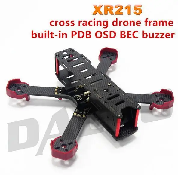 DALRC XR215 215 мм 4-осевой карбоновый QAV 220 рамка квадрокоптера с PDB доска OSD BEC
DALRC XR215 215 мм 4-осевой карбоновый QAV 220 рамка квадрокоптера с PDB доска OSD BEC