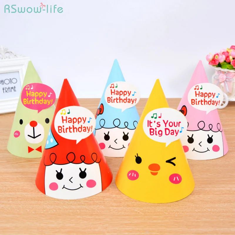 Birthday Hat Cute Cartoon Party Pointed Cap Children's Party Dress Supplies For Birthday Party Children's Holiday Dress Supplies
Birthday Hat Cute Cartoon Party Pointed Cap Children's Party Dress Supplies For Birthday Party Children's Holiday Dress Supplies