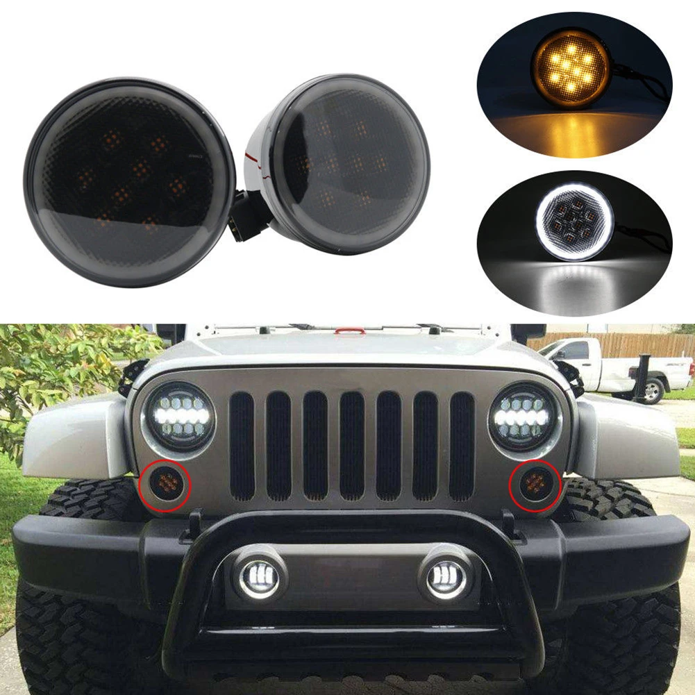 2pcs DC12V 3W DRL LED Turn Signal Parking Side Marker Light For Jeep Wrangler JK High Quality
2pcs DC12V 3W DRL LED Turn Signal Parking Side Marker Light For Jeep Wrangler JK High Quality
