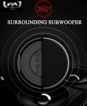 Fu&y Bill New K06 Mini Wireless Bluetooth Subwoofer Speakers Support TF FM Mic for Smart Phone Computer Laptop Portable Speaker
Fu&y Bill New K06 Mini Wireless Bluetooth Subwoofer Speakers Support TF FM Mic for Smart Phone Computer Laptop Portable Speaker