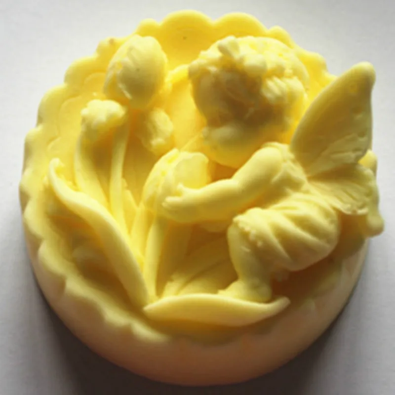 Lovely Angel Mold Round 3D Silicone Soap Molds Flower Pattern Plaster Cake Decorating Craft Mould
Lovely Angel Mold Round 3D Silicone Soap Molds Flower Pattern Plaster Cake Decorating Craft Mould