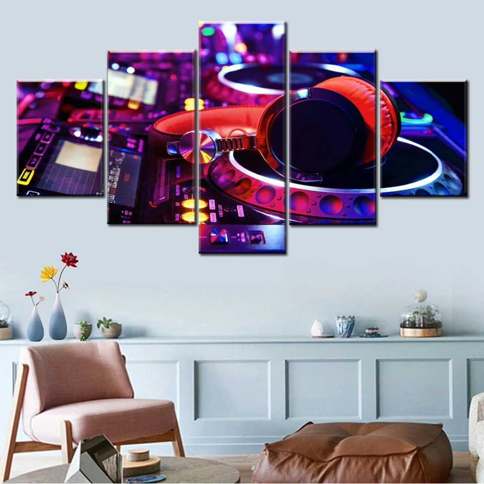 5 pieces of canvas printing color headphones poster music painting home decoration modern painting wall art picture frame
5 pieces of canvas printing color headphones poster music painting home decoration modern painting wall art picture frame