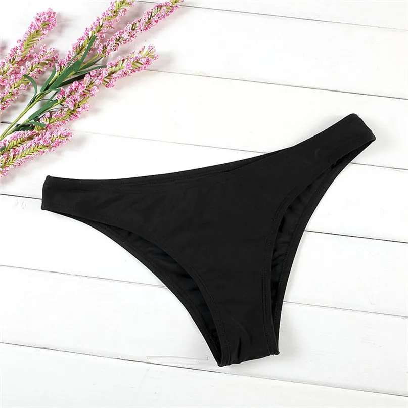 Women\'s Black Cutout Bikini Swimsuit Summer Beach Low Waist Bikini Set Embroidery Swimsuit Beach Swimwear Two-Piece Suit J13#F (11)