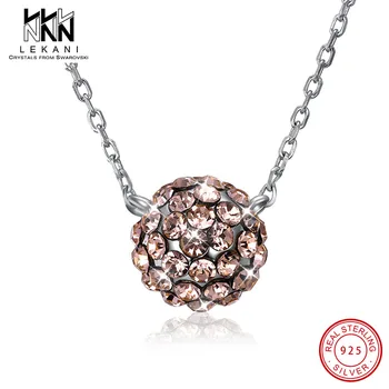 Exquisite Women Pendant Necklace Ball Crystals From Swarovski With 925 Sterling Silver Chain Collars Anniverysary Jewelry Gifts
Exquisite Women Pendant Necklace Ball Crystals From Swarovski With 925 Sterling Silver Chain Collars Anniverysary Jewelry Gifts
