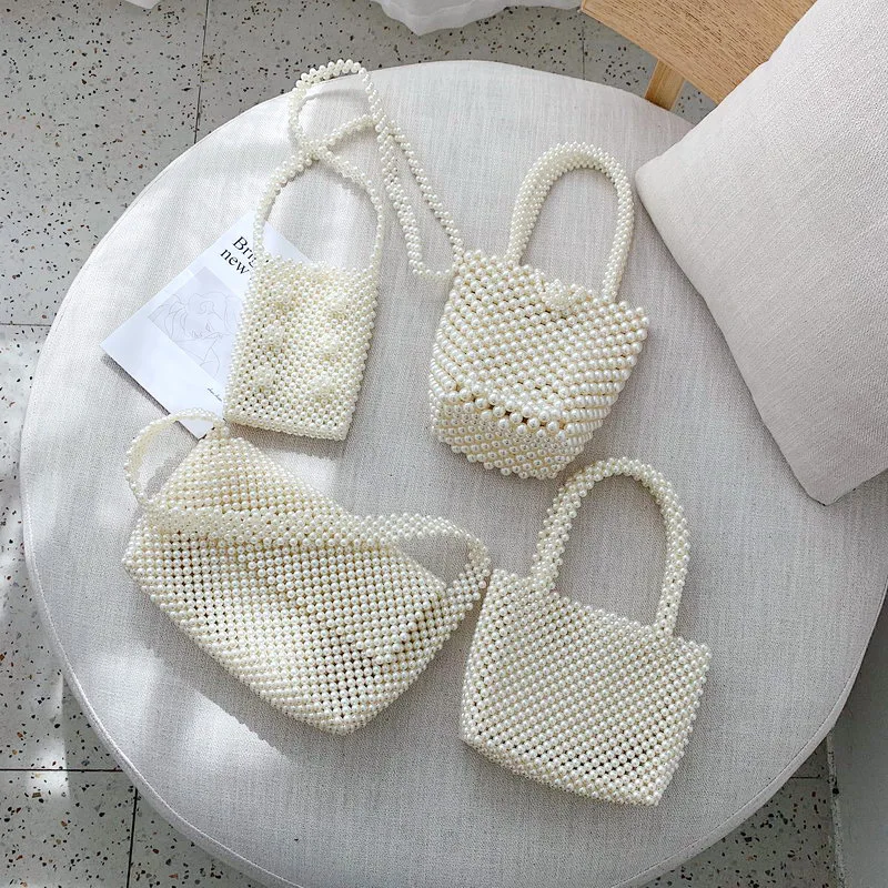 Top-handle Beaded Pearl Bags Women Handbags Elegant Beading Shoulder Bag Ladies Evening Clutch Purse Brands Pearls Crossbody Bag
Top-handle Beaded Pearl Bags Women Handbags Elegant Beading Shoulder Bag Ladies Evening Clutch Purse Brands Pearls Crossbody Bag