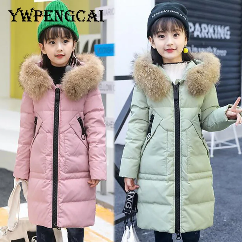 Big Real Fur Solid Colors Girls Down Jacket Kids Winter Clothes Long Warm Thick Coat For Girl Korean Style Girls Winter Jakcet
Big Real Fur Solid Colors Girls Down Jacket Kids Winter Clothes Long Warm Thick Coat For Girl Korean Style Girls Winter Jakcet