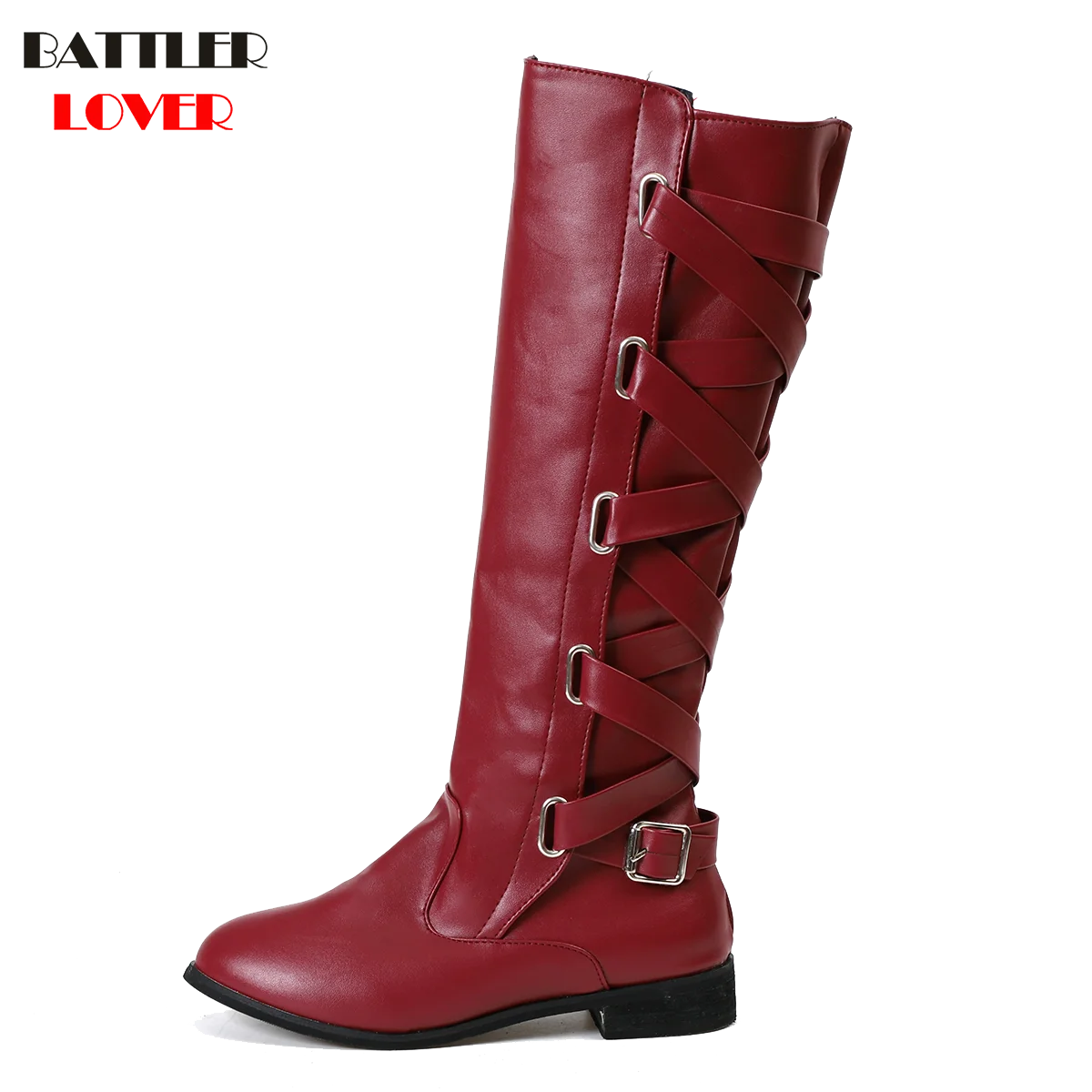 Womens Shoes Winter 2018 Women Knee High Boots Autumn Leather Low Heel Zip Solid Color Snow Boots Buckle Motorcycle Shoes Ladies
Womens Shoes Winter 2018 Women Knee High Boots Autumn Leather Low Heel Zip Solid Color Snow Boots Buckle Motorcycle Shoes Ladies