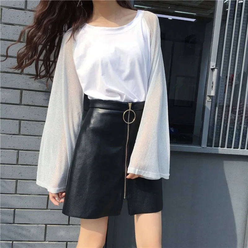 New Women T Shirt Harajuku Black White Patchwork Womens T-shirts Female Fashion All-match Long Sleeve Loose Tees
New Women T Shirt Harajuku Black White Patchwork Womens T-shirts Female Fashion All-match Long Sleeve Loose Tees