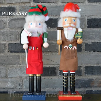 38CM Big Nutcrackers Orignal Wood Home Decoration Christmas Puppet People Europe
38CM Big Nutcrackers Orignal Wood Home Decoration Christmas Puppet People Europe