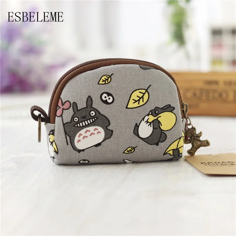 Cute Women Mini Coin Purse Cartoon Totoro Girls Small Zipper Bags for Ladies Blue Gray White Canvas Key Coin Case HH002
Cute Women Mini Coin Purse Cartoon Totoro Girls Small Zipper Bags for Ladies Blue Gray White Canvas Key Coin Case HH002