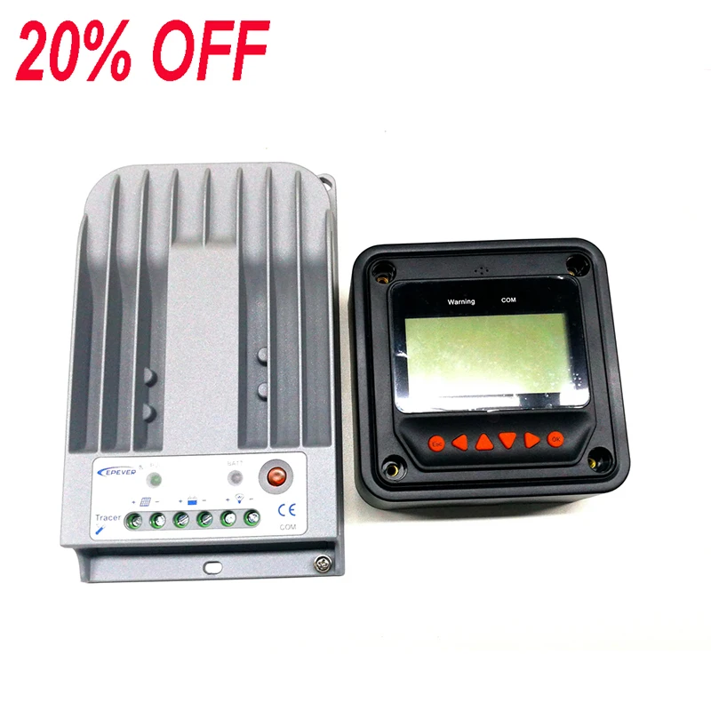 New Tracer 2215BN 20A 12V 24V 20 amps Programmable MPPT Solar Charge Controller with MT50 LCD display Remote meter
New Tracer 2215BN 20A 12V 24V 20 amps Programmable MPPT Solar Charge Controller with MT50 LCD display Remote meter