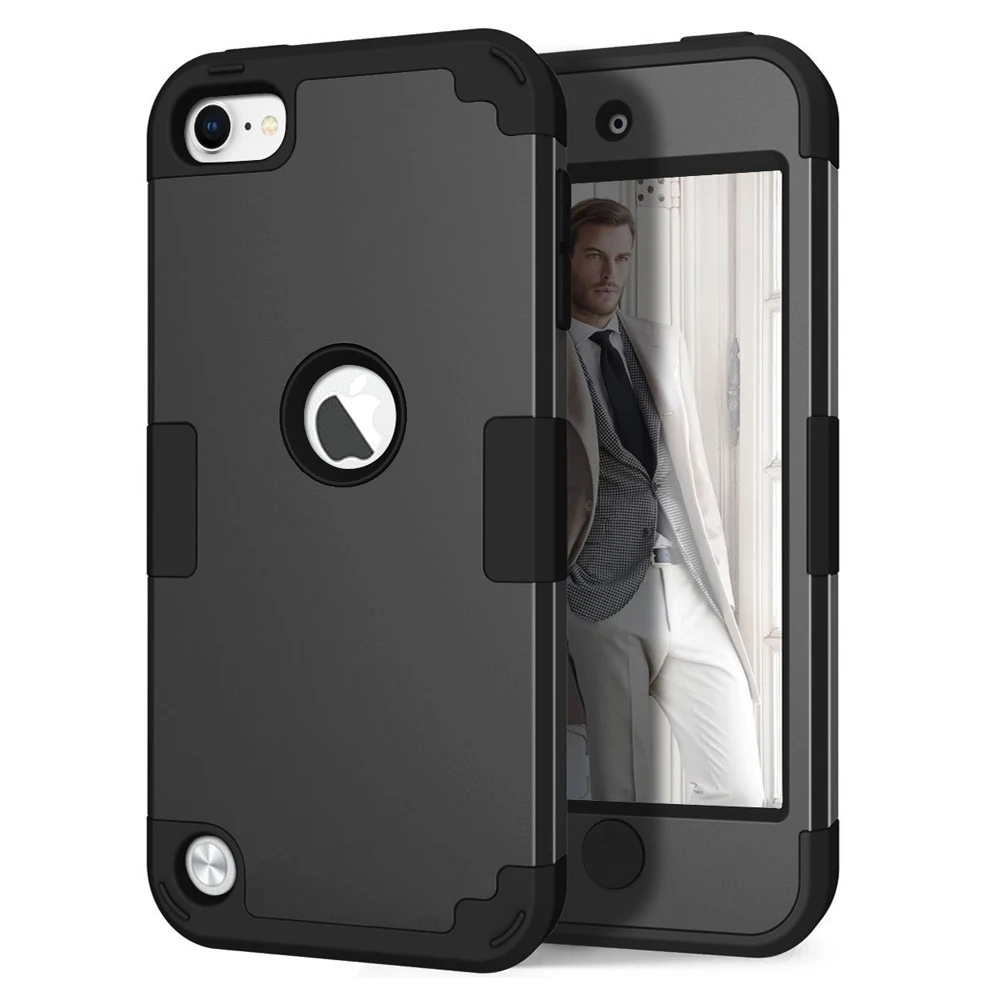 For iPod touch 6th/5th Generation Case, WEFOR Heavy Duty Shockproof Silicone Rubber Bumper+Hard Shell Hybrid Protective Case
For iPod touch 6th/5th Generation Case, WEFOR Heavy Duty Shockproof Silicone Rubber Bumper+Hard Shell Hybrid Protective Case