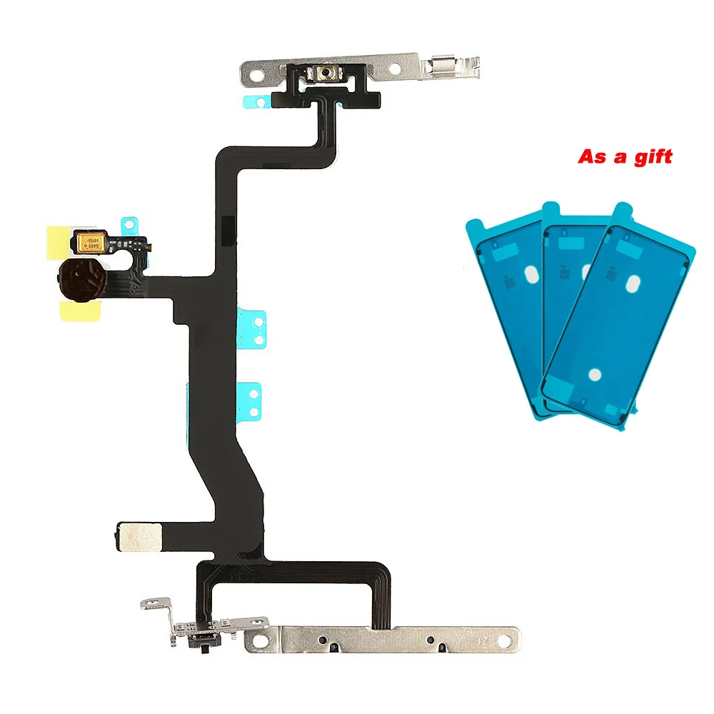 Power ON/Off Button Mute Volume Control Button Switch Connector Shock Flex Cable with waterproof sticker For iPhone 6S
Power ON/Off Button Mute Volume Control Button Switch Connector Shock Flex Cable with waterproof sticker For iPhone 6S