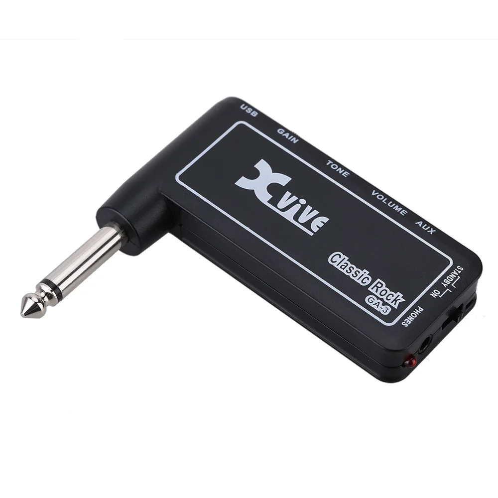 Xvive GA3 Portable Electric Guitar Amplifier Amp Mini Headphone Amp Built-in Distortion Effect Top Quality
Xvive GA3 Portable Electric Guitar Amplifier Amp Mini Headphone Amp Built-in Distortion Effect Top Quality