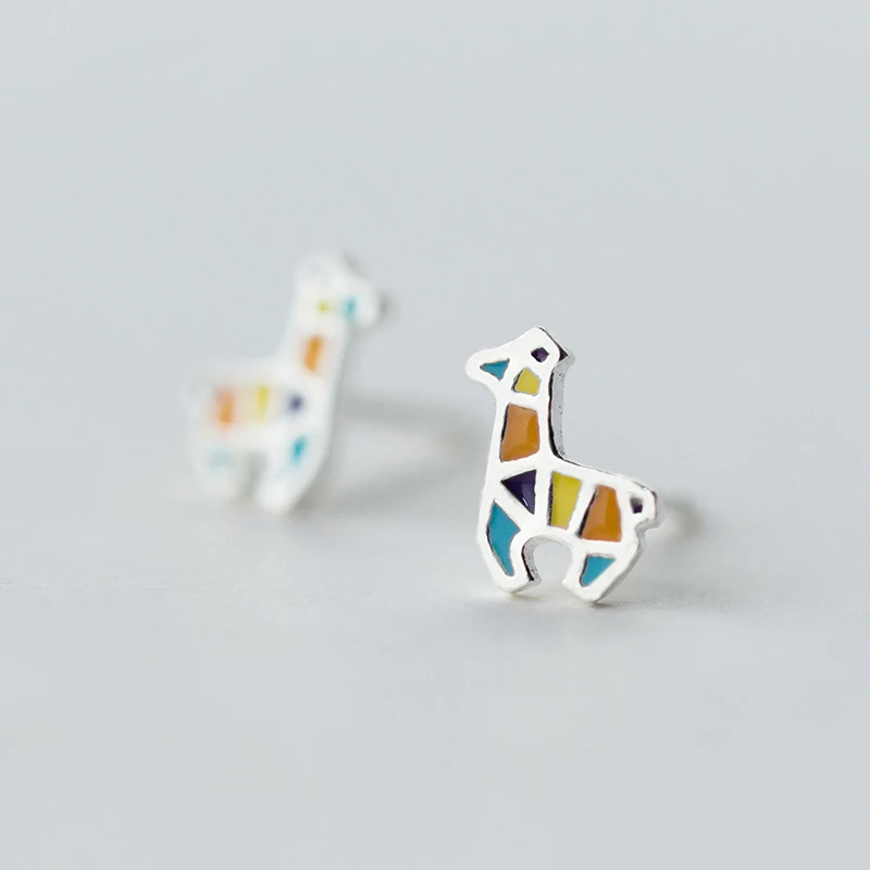 MloveAcc 925 Sterling Silver Colorful Deer Animal Studs Earrings for Women Girl Lady Cute Christmas Gifts Jewelry Present
MloveAcc 925 Sterling Silver Colorful Deer Animal Studs Earrings for Women Girl Lady Cute Christmas Gifts Jewelry Present