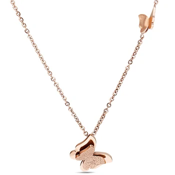 10PCS/Lot Charm Necklace Jewelry Silver/Gold/Rose Gold Butterfly Stainless Steel Choker Necklace for Women Collier Femme 2019
10PCS/Lot Charm Necklace Jewelry Silver/Gold/Rose Gold Butterfly Stainless Steel Choker Necklace for Women Collier Femme 2019
