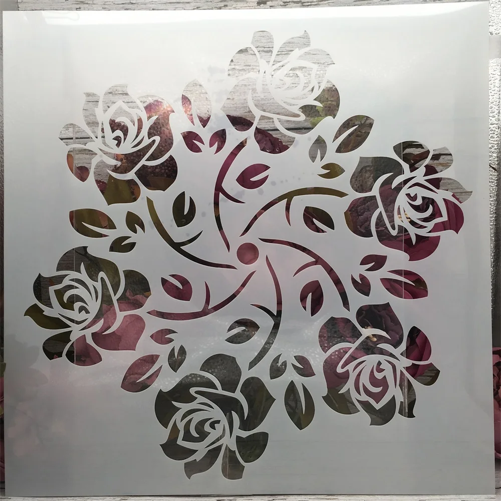 12*12inch Rose Flower Hex Mandala DIY Layering Stencils Painting Scrapbook Coloring Embossing Album Decorative Template
12*12inch Rose Flower Hex Mandala DIY Layering Stencils Painting Scrapbook Coloring Embossing Album Decorative Template