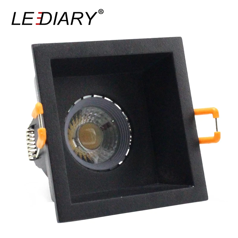 LEDIARY LED Downlights 75mm Cut Hole 85-265V GU5.3 Bulb Black Anti-dazzling Square Fitting Recessed Mounted Lighting Fixtures
LEDIARY LED Downlights 75mm Cut Hole 85-265V GU5.3 Bulb Black Anti-dazzling Square Fitting Recessed Mounted Lighting Fixtures