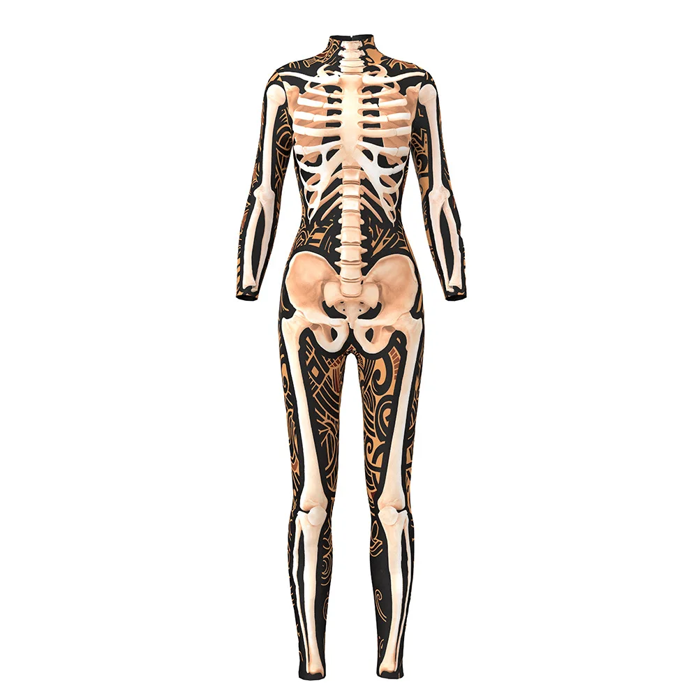JIGERJOGER Gold Skeleton bones Men's one piece jumpsuit bodysuit Playsuit Catsuit Halloween costume Full length sleeve leggings
JIGERJOGER Gold Skeleton bones Men's one piece jumpsuit bodysuit Playsuit Catsuit Halloween costume Full length sleeve leggings
