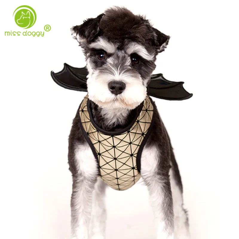 

Bat Wings Design Soft Mesh Dog Harness No Pull Comfort Padded Vest For Small Dogs Chihuahua Puppy Teddy Pet Accessories 10E