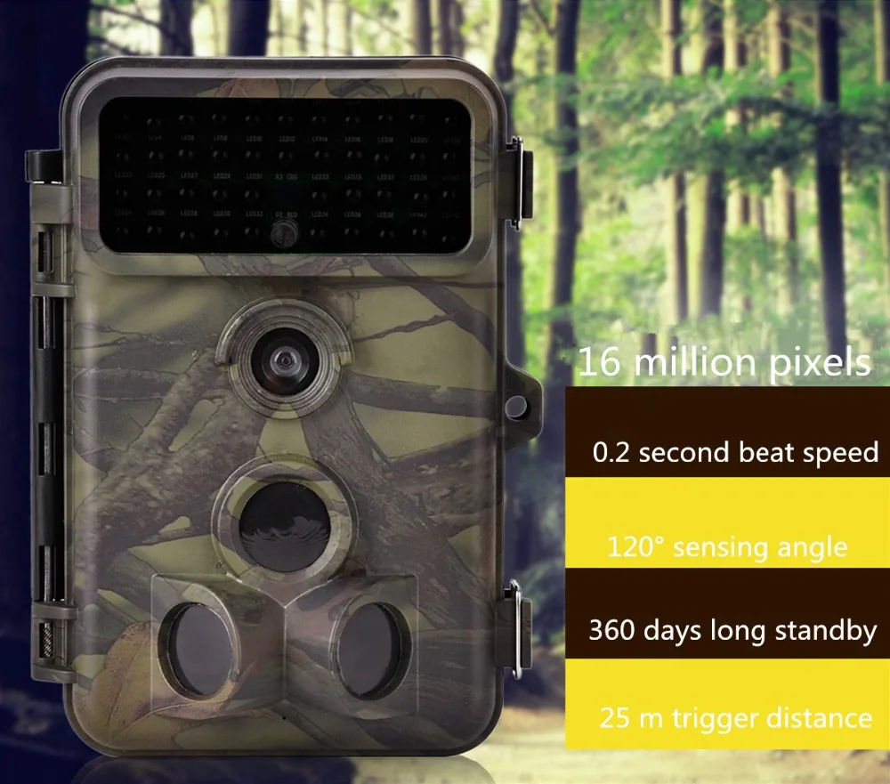 Hunting camera HD 1080p waterproof outdoor hunting surveillance camera long standby Hunting camer
Hunting camera HD 1080p waterproof outdoor hunting surveillance camera long standby Hunting camer