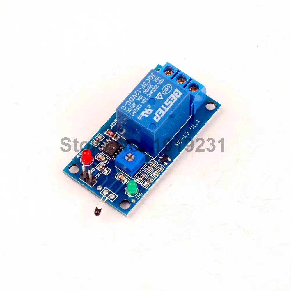 12V Thermal Sensor Module 1 Channel Relay Module Combo Module Thermistor Temperature Sensor Module
12V Thermal Sensor Module 1 Channel Relay Module Combo Module Thermistor Temperature Sensor Module