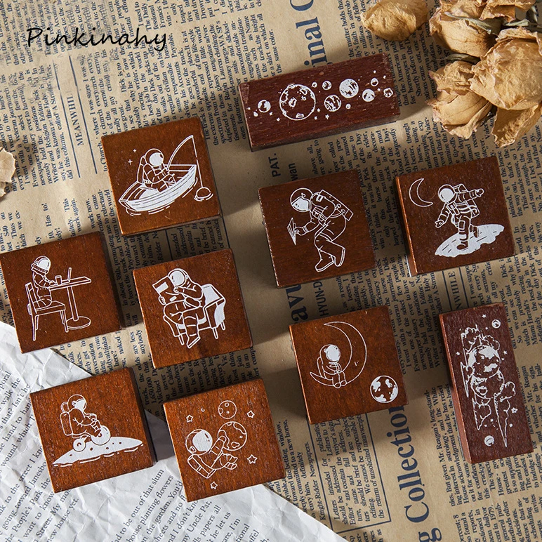 Astronaut series Moon Planet wood stamp wooden rubber stamps for scrapbooking Handmade card diy stamp Photo Album Craft gifts
Astronaut series Moon Planet wood stamp wooden rubber stamps for scrapbooking Handmade card diy stamp Photo Album Craft gifts