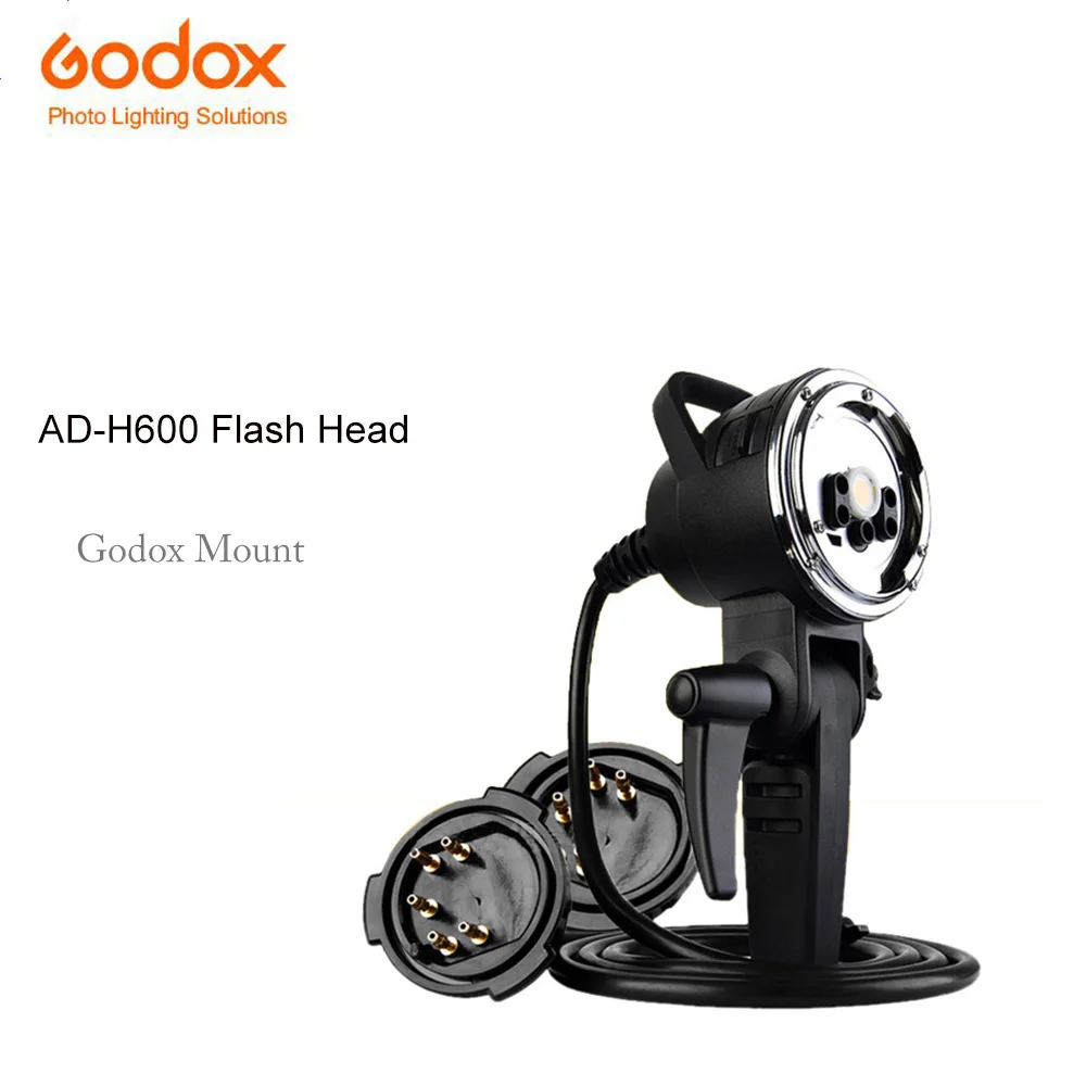 

Godox AD-H600 Godox Mount 600W Portable Off-Camera Light Hand-Held Extension Extra Head for AD600 AD600M Wireless Strobe