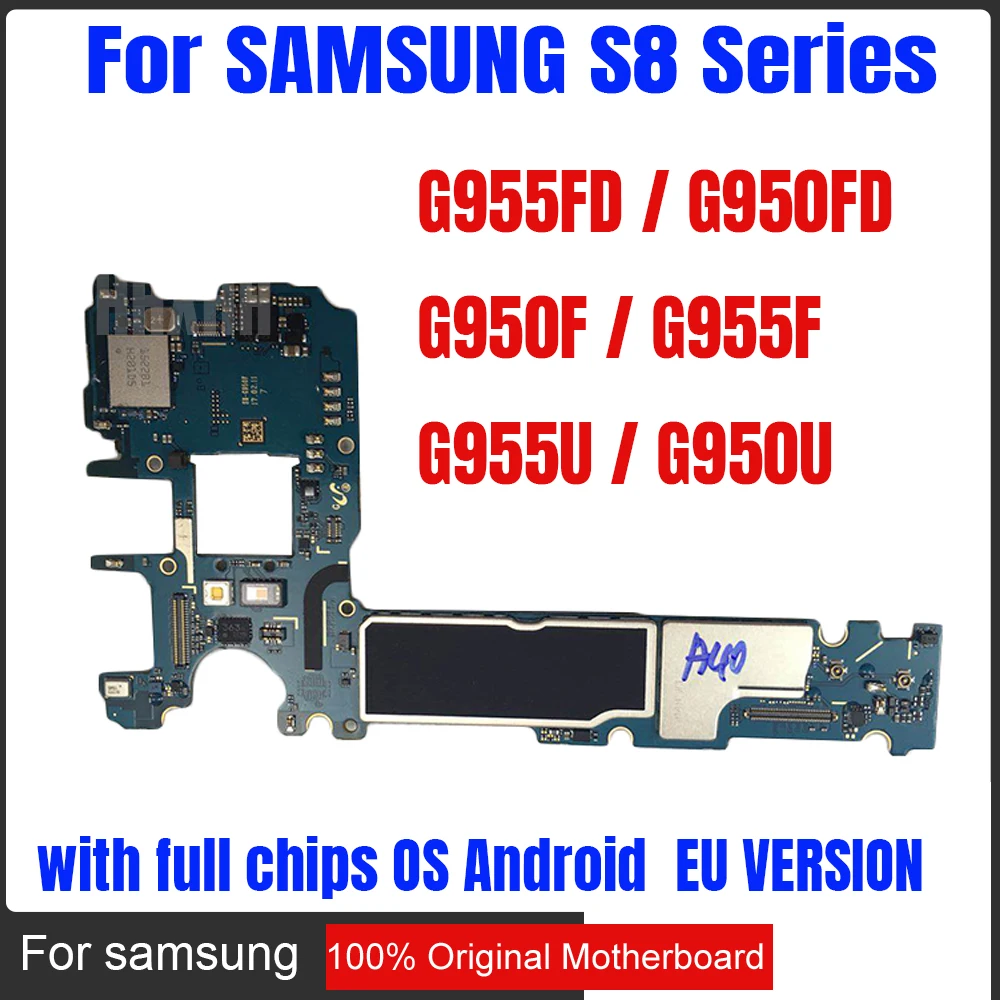 Original unlock for Samsung Galaxy S8 G950F Motherboard,EU version for Galaxy S8 G955F G955FD G950FD G955U G950U Logic Board
Original unlock for Samsung Galaxy S8 G950F Motherboard,EU version for Galaxy S8 G955F G955FD G950FD G955U G950U Logic Board
