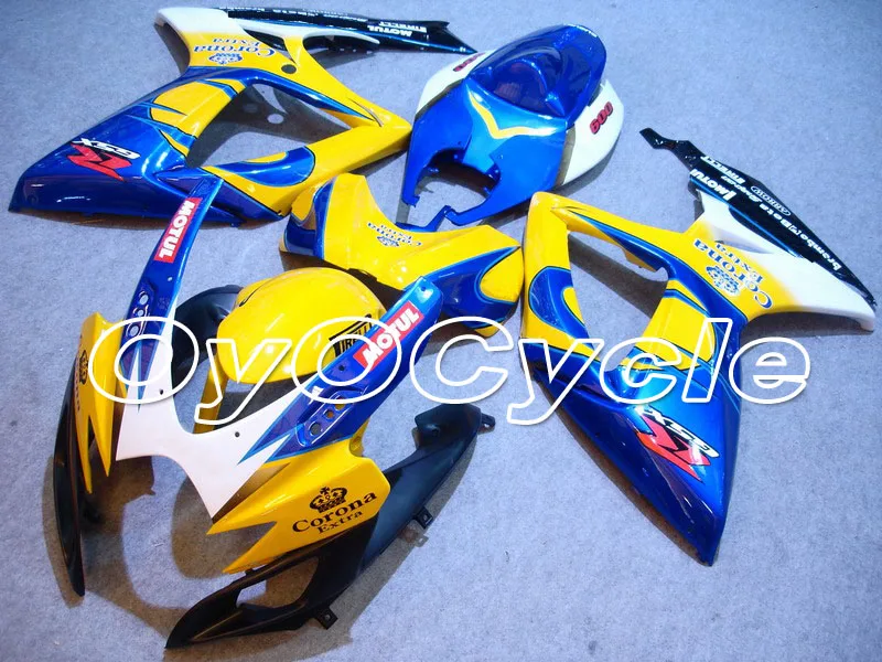 For 06-07 Suzuki GSXR600 GSXR750 K6 K7 GSXR 600 750 Injection Motorcycle ABS Fairing Bodywork Kit 2006 2007 Yellow Blue
For 06-07 Suzuki GSXR600 GSXR750 K6 K7 GSXR 600 750 Injection Motorcycle ABS Fairing Bodywork Kit 2006 2007 Yellow Blue