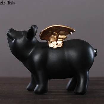 Resin Piglet Small Ornaments Piggy Bank American Style Home Desktop Decorations Creative Children's Gift
Resin Piglet Small Ornaments Piggy Bank American Style Home Desktop Decorations Creative Children's Gift